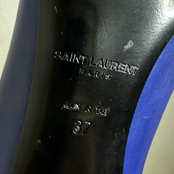 YSL Bleu Roy Pump Heels - Picture 9 of 9